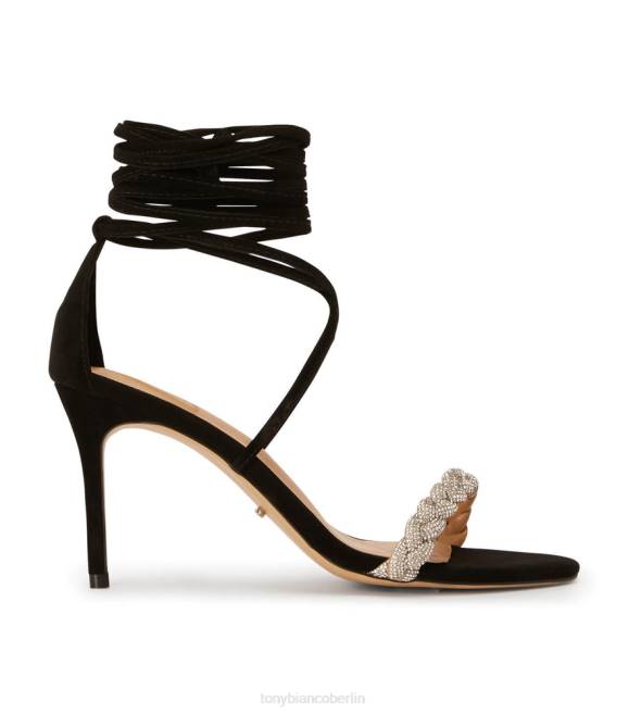 niedrige Absätze| de Tony Bianco Frauen Henley-Heels schwarzes Wildleder 4624277